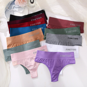 High rise thong